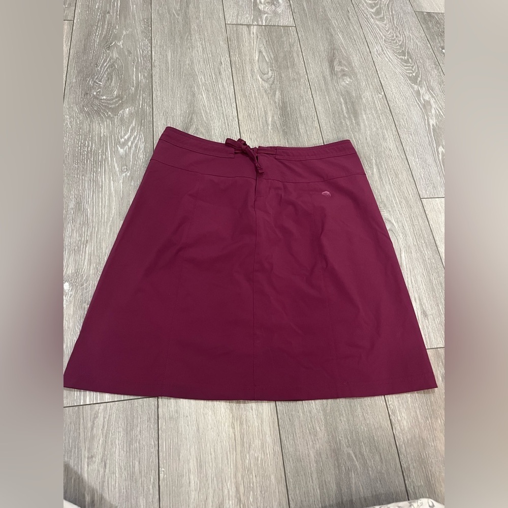 Mountain Hardwear Yuma Trekkin Skirt  Plum Size 8 - Picture 2 of 9